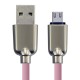 CABLETIME καλώδιο micro USB σε USB CT-PE32-ZFMC, 2A, 480Mbps, 1m, ροζ
