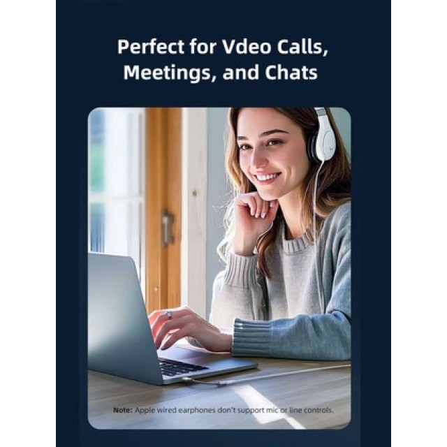 CABLETIME αντάπτορας USB-C σε 3.5mm CT-CMAUF-AG, γκρι