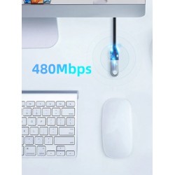 CABLETIME καλώδιο προέκτασης USB 2.0 CT-AMAF2.0, 480Mbps, 1.5m, μαύρο
