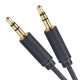 CABLETIME καλώδιο ήχου 3.5mm CT-AV301-H11G, gold plated, 5m, μπλε
