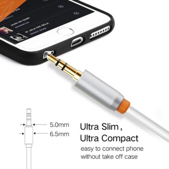 CABLETIME καλώδιο ήχου 3.5mm CT-AV311-P11RG, γωνιακό, gold plated, 3m, λευκό