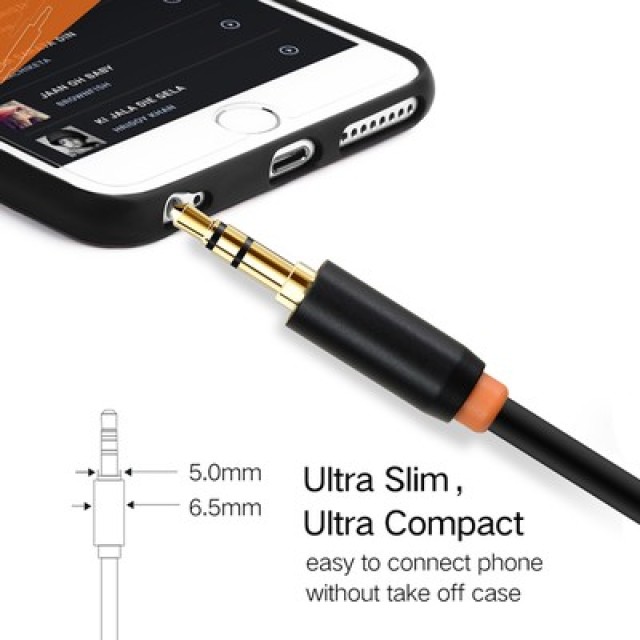 CABLETIME καλώδιο ήχου 3.5mm σε 2x 3.5mm CT-AV309-P12G, 20cm, μαύρο