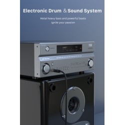 CABLETIME καλώδιο ήχου 6.35mm AV323-11G, 15m, μαύρο