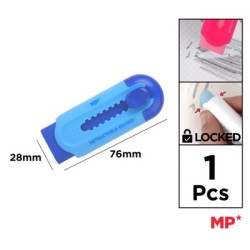 MP πτυσσόμενη γόμα για μολύβι PA1100-1, μπλε