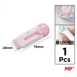 MP πτυσσόμενη γόμα για μολύβι PA1100-2, ροζ