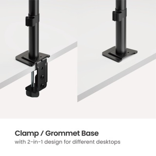 POWERTECH βάση γραφείου οθόνης & laptop PT-1569, 17-32", έως 10kg