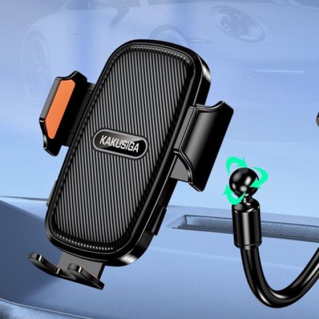 KAKUSIGA βάση smartphone αυτοκινήτου KSC-1723 για ταμπλό/παρμπρίζ, μαύρη