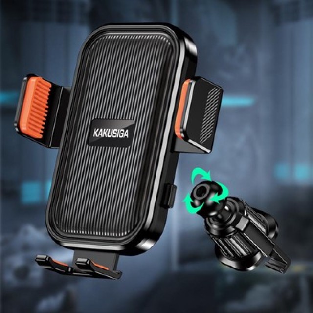 KAKUSIGA βάση smartphone αυτοκινήτου KSC-1720 για αεραγωγούς, μαύρη