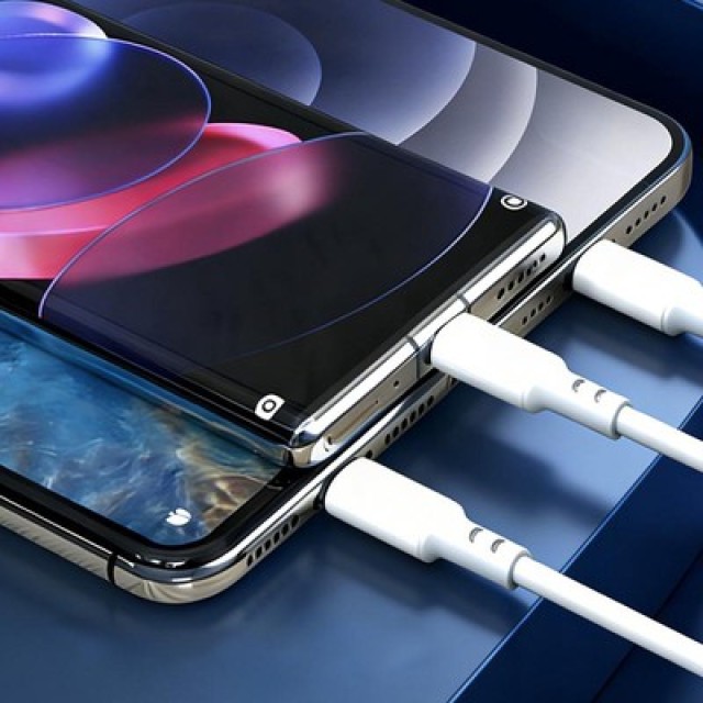 KAKUSIGA καλώδιο USB σε USB-C/Lightning/Micro USB KSC-1025, 5A, 480Mbps, 1.2m, λευκό