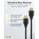 GOOBAY καλώδιο HDMI 2.2 80073, 16K/60Hz, 96 Gbps, 0.50m, μαύρο