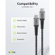 GOOBAY καλώδιο USB-C 49301, 60W, 480Mbps, 0.50m, μαύρο