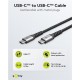 GOOBAY καλώδιο USB-C 49301, 60W, 480Mbps, 0.50m, μαύρο