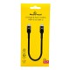POWERTECH καλώδιο USB-C PTR-0204, PD 60W, 480Mbps, 25cm, μαύρο