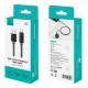 USAMS καλώδιο USB-C σε USB SJ777, 3A, 480Mbps, 1m, μαύρο