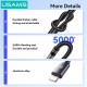 USAMS καλώδιο Lightning σε USB-C SJ770, 30W, 480Mbps, 1m, μαύρο USAMS καλώδιο Lightning σε USB-C SJ770, 30W, 480Mbps, 1m, μαύρο