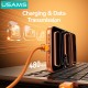 USAMS καλώδιο USB-C SJ775, 240W, 480Mbps, 1.2m, πορτοκαλί