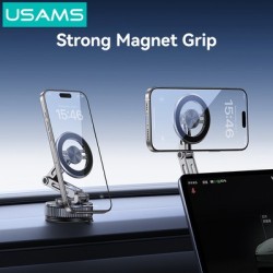 USAMS βάση smartphone αυτοκινήτου ZJ087 για ταμπλό/παρμπρίζ, μαγνητική, μαύρη USAMS βάση smartphone αυτοκινήτου ZJ087 για ταμπλό/παρμπρίζ, μαγνητική, μαύρη