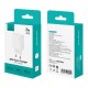 USAMS φορτιστής τοίχου CC325, USB-C, 20W, λευκός USAMS φορτιστής τοίχου CC325, USB-C, 20W, λευκός