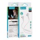 CELEBRAT earphones με μικρόφωνο G39, USB-C σύνδεση, 14mm, 1.2m, λευκά