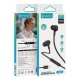 CELEBRAT earphones με μικρόφωνο G40, USB-C σύνδεση, 10mm, 1.2m, μαύρα