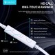 CELEBRAT earphones με μικρόφωνο G40, USB-C σύνδεση, 10mm, 1.2m, μαύρα