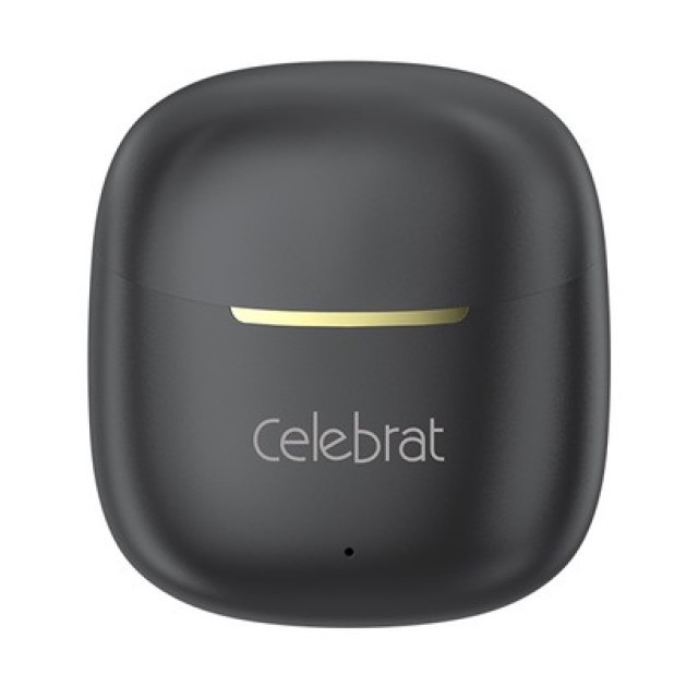 CELEBRAT earphones με θήκη φόρτισης W79, True Wireless, 13mm, 30/300mAh, μαύρα