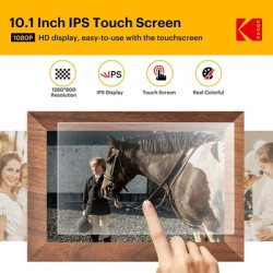KODAK ψηφιακή κορνίζα CF102P με 10.1" οθόνη αφής, 1+32GB, WiFi, καφέ KODAK ψηφιακή κορνίζα CF102P με 10.1" οθόνη αφής, 1+32GB, WiFi, καφέ