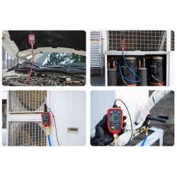 UNI-T ασύρματο μανόμετρο πίεσης ψυκτικών UT336P KIT με δαγκάνα θερμοκρασίας