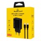 POWERTECH φορτιστής τοίχου PT-1638 με καλώδιο, USB/USB-C, 30W, GaN, μαύρος POWERTECH φορτιστής τοίχου PT-1638 με καλώδιο, USB/USB-C, 30W, GaN, μαύρος
