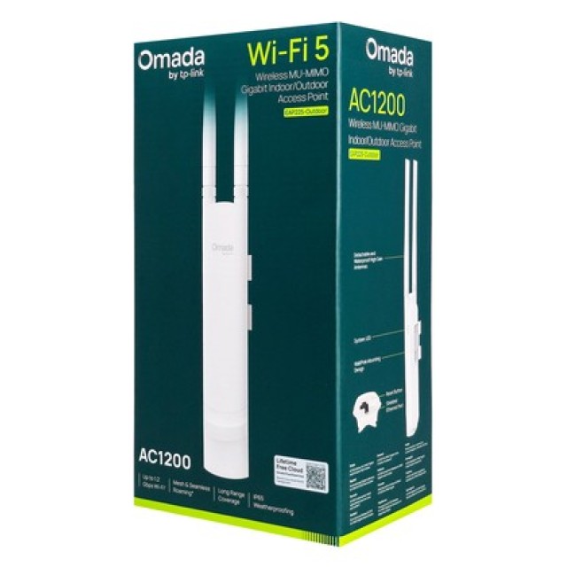 TP-LINK access point EAP225-OUTDOOR, AC1200 MU-MIMO, V3.20