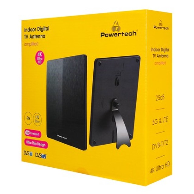POWERTECH ψηφιακή κεραία PT-1607, 5G & LTE, DVB-T/T2, 4Κ, 25dB POWERTECH ψηφιακή κεραία PT-1607, 5G & LTE, DVB-T/T2, 4Κ, 25dB