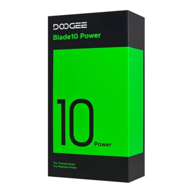 DOOGEE smartphone Blade10 Power, 6.6", 8/128GB, 10300mAh, IP68/IP69K/MIL-STD-810H, μαύρο DOOGEE smartphone Blade10 Power, 6.6", 8/128GB, 10300mAh, IP68/IP69K/MIL-STD-810H, μαύρο