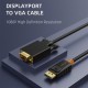 CABLETIME καλώδιο DisplayPort σε VGA CT-AV585-04G, 1080p, 1.8m, μαύρο CABLETIME καλώδιο DisplayPort σε VGA CT-AV585-04G, 1080p, 1.8m, μαύρο