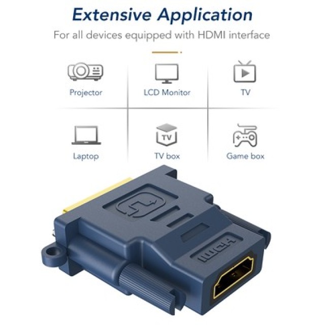 CABLETIME αντάπτορας HDMI σε DVI AV599-HA05R-GB, 1080p, μαύρος