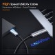 CABLETIME αντάπτορας USB-C σε micro USB CT-CMMCBF-ASG, 480Mbps, γκρι