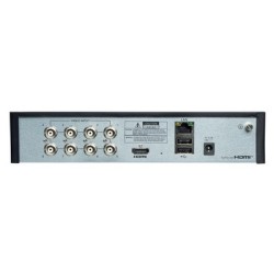 POWERTECH XVR υβριδικό καταγραφικό PT-1596, 5MP, H.264/H.265, 8 κανάλια