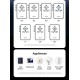 USAMS φορτιστής/αντάπτορας πρίζας CC334, USB & 3x USB-C, universal, 100W, GaN, μαύρος