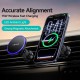 USAMS ασύρματος φορτιστής & βάση smartphone αυτοκινήτου CD277, αεραγωγών, 15W, μαύρος