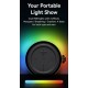 USAMS φορητό ηχείο YX018 με LED φωτισμό, 2x 5W, Bluetooth, 1500mAh, μαύρο USAMS φορητό ηχείο YX018 με LED φωτισμό, 2x 5W, Bluetooth, 1500mAh, μαύρο