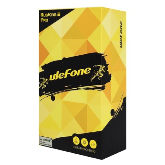 ULEFONE smartphone RugKing 2 Pro, 5.45", 6/128GB, 4550mAh, IP68/IP69K/MIL-STD-810H, μαύρο