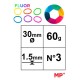 MP λαστιχάκια συσκευασίας PG016, No3, 1.5x30mm, 60g, χρωματιστά MP λαστιχάκια συσκευασίας PG016, No3, 1.5x30mm, 60g, χρωματιστά