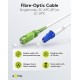 GOOBAY καλώδιο οπτικής ίνας SC-APC σε LC-UPC 59611, Singlemode OS2, 5m, λευκό GOOBAY καλώδιο οπτικής ίνας SC-APC σε LC-UPC 59611, Singlemode OS2, 5m, λευκό