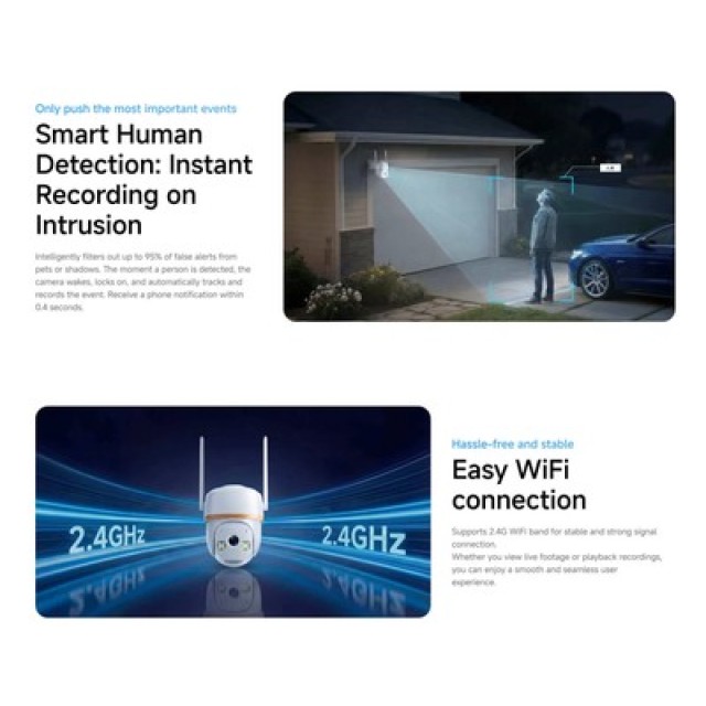 VSTARCAM smart κάμερα HS30, 3MP, WiFi, PTZ, SD, IP66 VSTARCAM smart κάμερα HS30, 3MP, WiFi, PTZ, SD, IP66