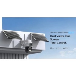 VSTARCAM smart ηλιακή κάμερα AG622DR, dual lens, 2MP, 4G, PTZ, SD, IP66