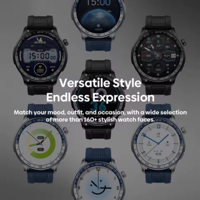 ZEBLAZE smartwatch Btalk 4 Pro, heart rate, 1.43" AMOLED, μαύρο