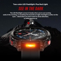 ZEBLAZE smartwatch Stratos 4 Pro με φακό, heart rate, 1.43" AMOLED, GPS, 5 ΑΤΜ, μαύρο ZEBLAZE smartwatch Stratos 4 Pro με φακό, heart rate, 1.43" AMOLED, GPS, 5 ΑΤΜ, μαύρο