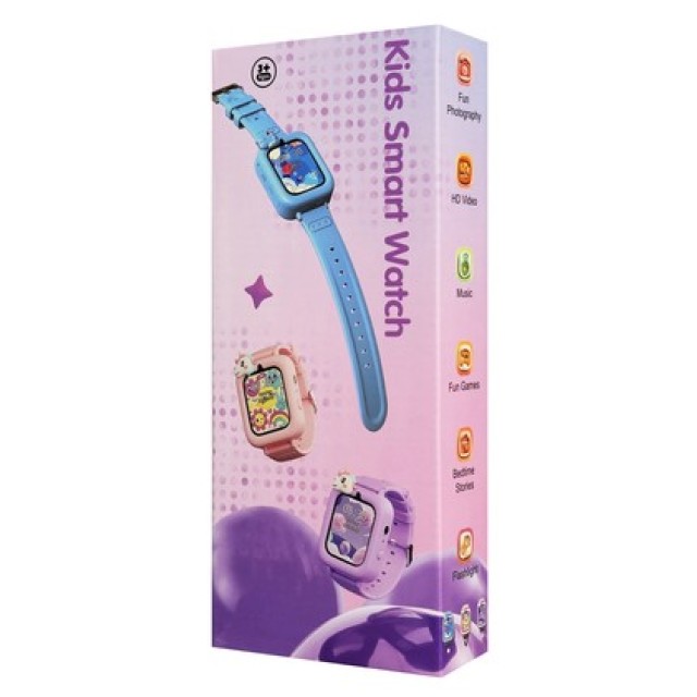 WOWKIDS παιδικό smartwatch K90, 1.83" IPS, με κάμερα, ροζ