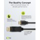GOOBAY καλώδιο DisplayPort σε HDMI 80525, 8K/60Hz, 48 Gbps, 2m, μαύρο GOOBAY καλώδιο DisplayPort σε HDMI 80525, 8K/60Hz, 48 Gbps, 2m, μαύρο
