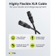 GOOBAY καλώδιο προέκτασης ήχου XLR 80042, 10m, μαύρο GOOBAY καλώδιο προέκτασης ήχου XLR 80042, 10m, μαύρο