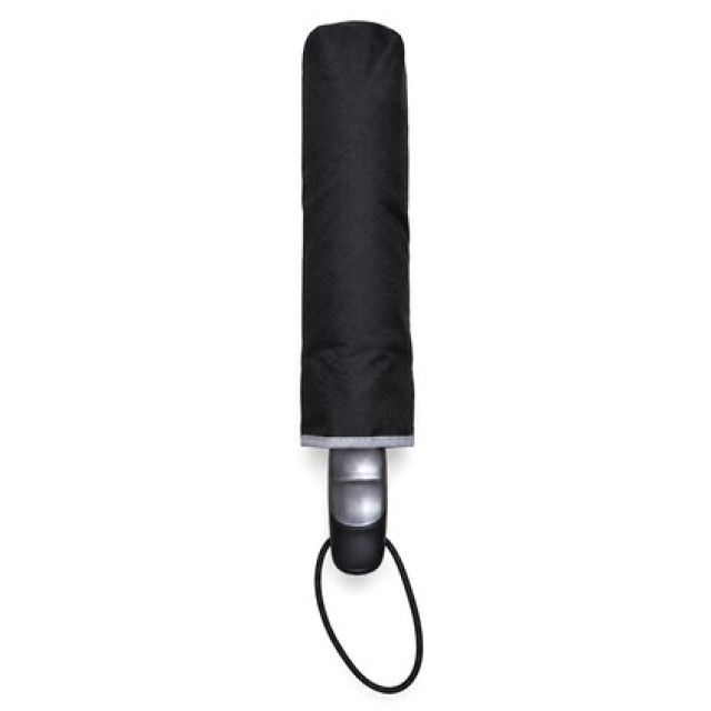 BRUNO ομπρέλα βροχής BRN-0322, σπαστή, αυτόματη, Φ98cm, αντιανεμική, με θήκη, μαύρη